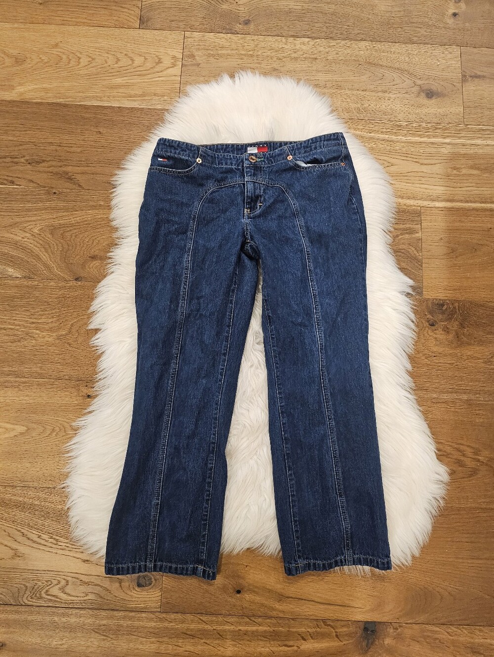 Vintage Tommy Hilfiger Low Rise Dark Blue Capris Jeans